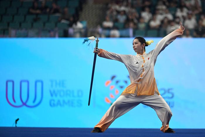 盧卓靈摘得世運會中國體育代表團(tuán)首金