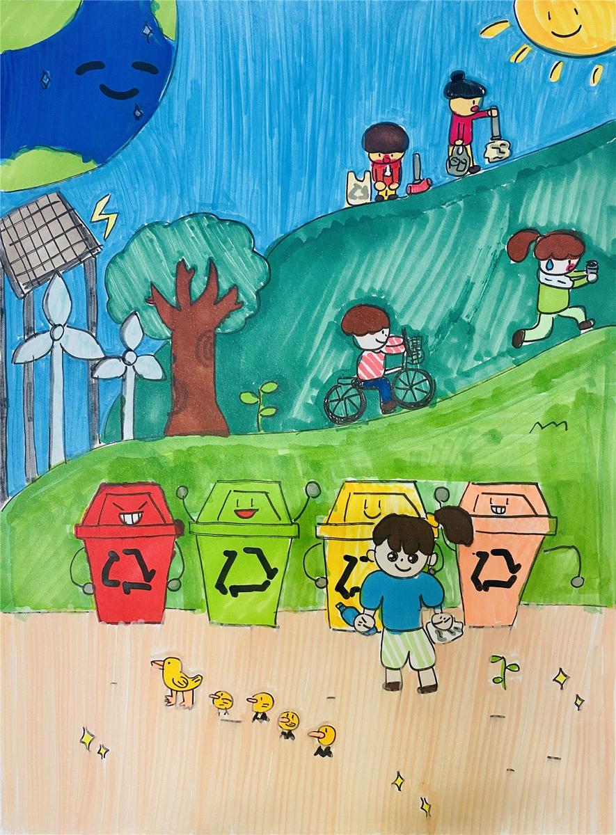 《低碳行動(dòng)，從我做起》 李多恩 10歲