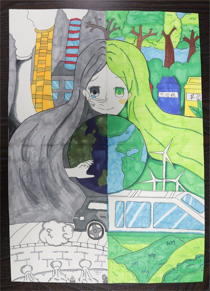 《保護(hù)氣候，人人有責(zé)》林鈴涵 11歲