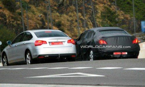 明年海外首發(fā) 標致408路試諜照首次曝光 汽車之家 明年海外首發(fā) 標致408路試諜照首次曝光 汽車之家