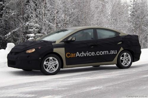 后排空間提升 換代伊蘭特雪地諜照再曝