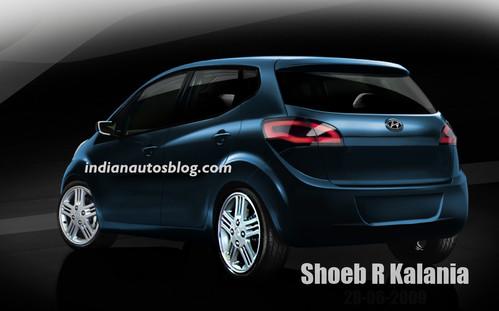 對手鈴木奧拓 疑似現(xiàn)代微車效果圖曝光