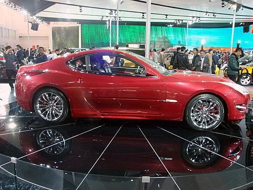 吉利虎頭超跑 帝豪GT跑車亮相北京車展