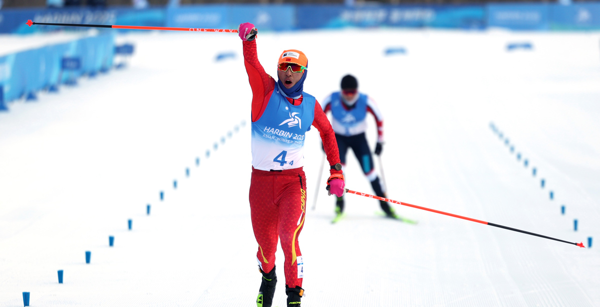 中國隊摘越野滑雪男子4x7.5公里接力金牌