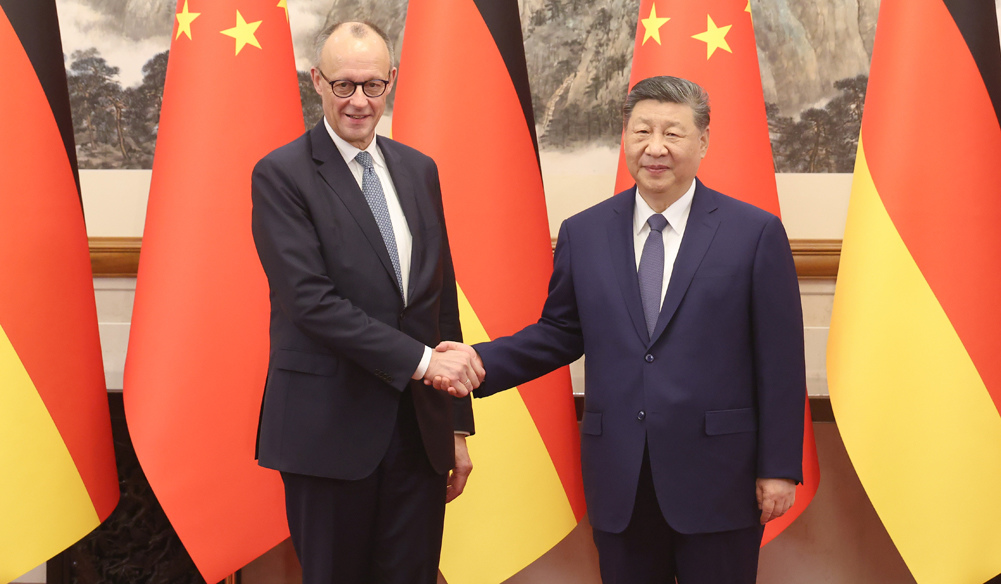 習近平會見德國總理默茨
