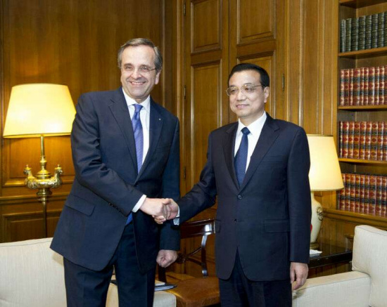 李克強(qiáng):提升中希關(guān)系水平推動中歐合作雙贏