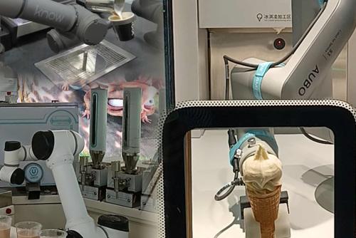 拉花咖啡、冰激凌、奶茶，它們做得水靈靈